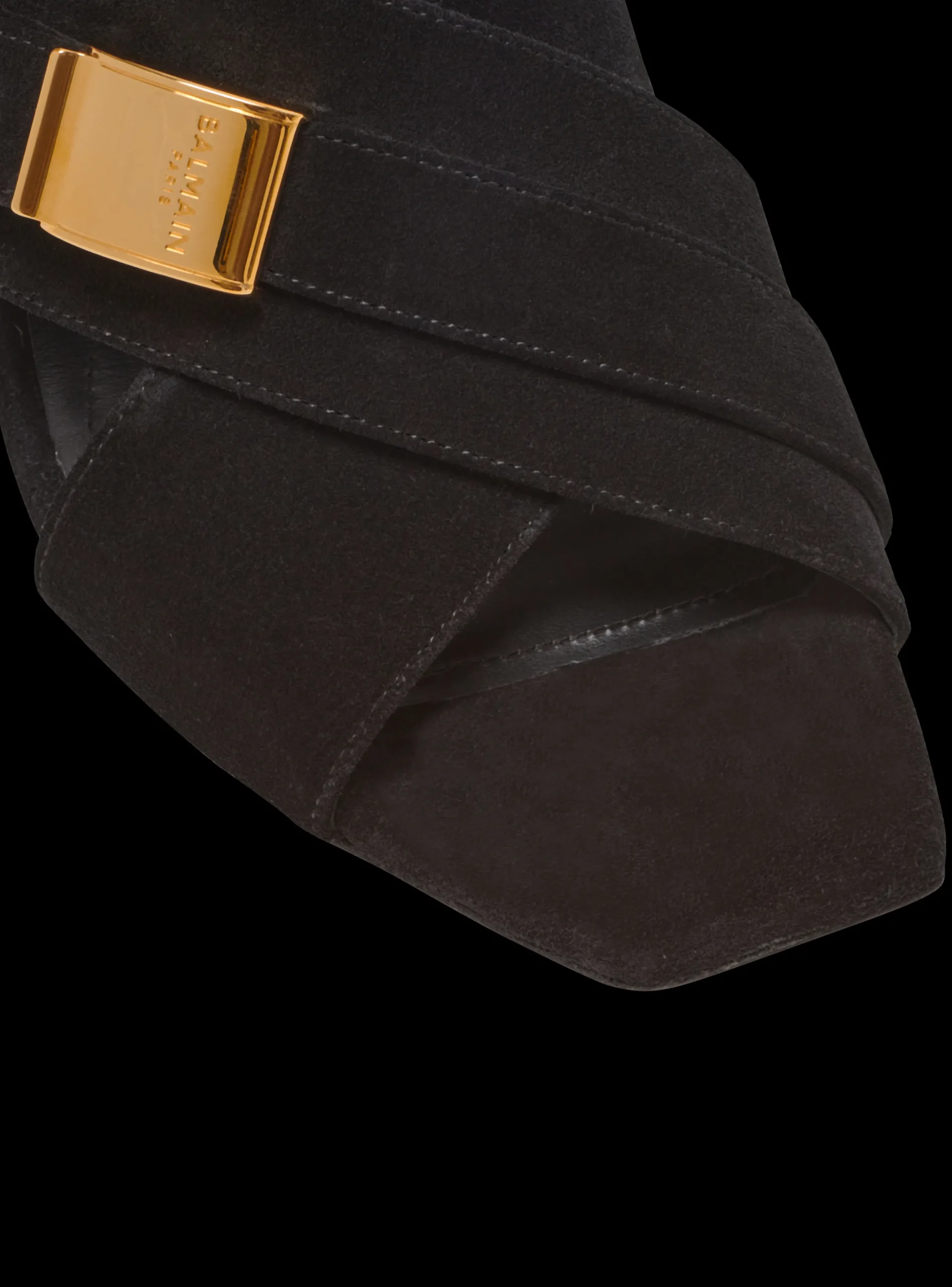 Women Balmain Uma Mules In Suede Leather