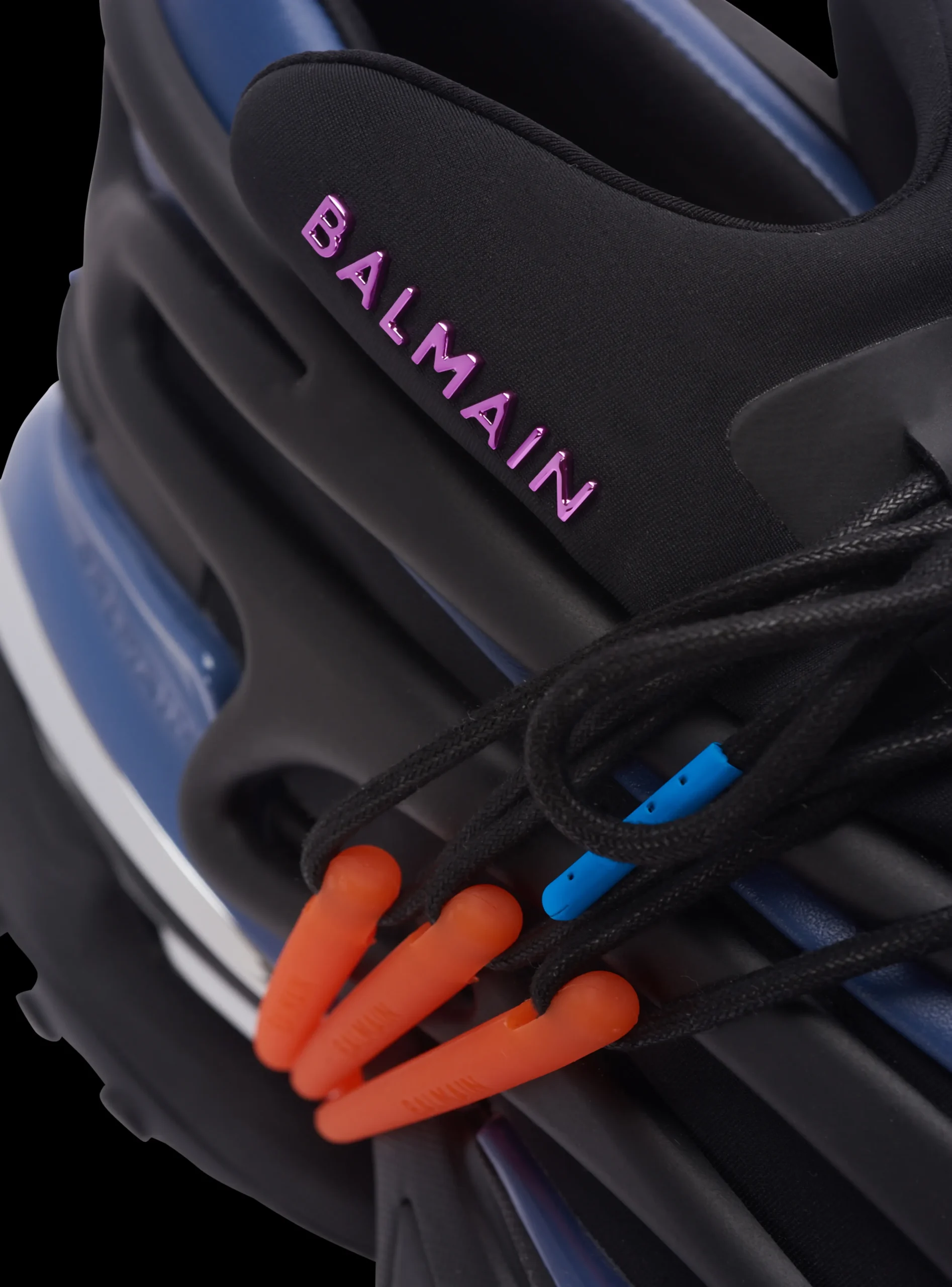 Balmain Unicorn Low-top Trainers In Neoprene And Calfskin