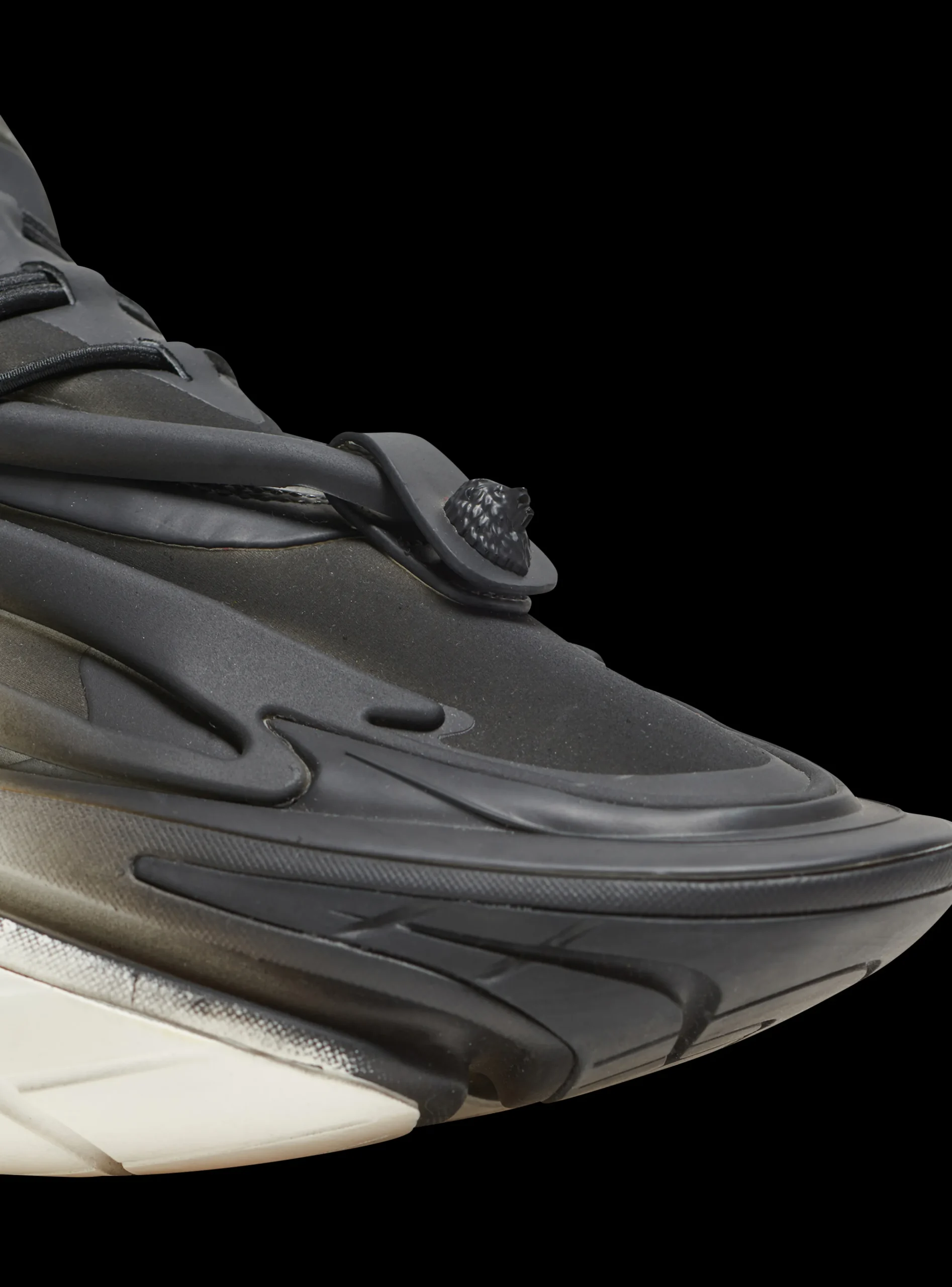 Balmain Unicorn Low-top Trainers In Neoprene And Leather