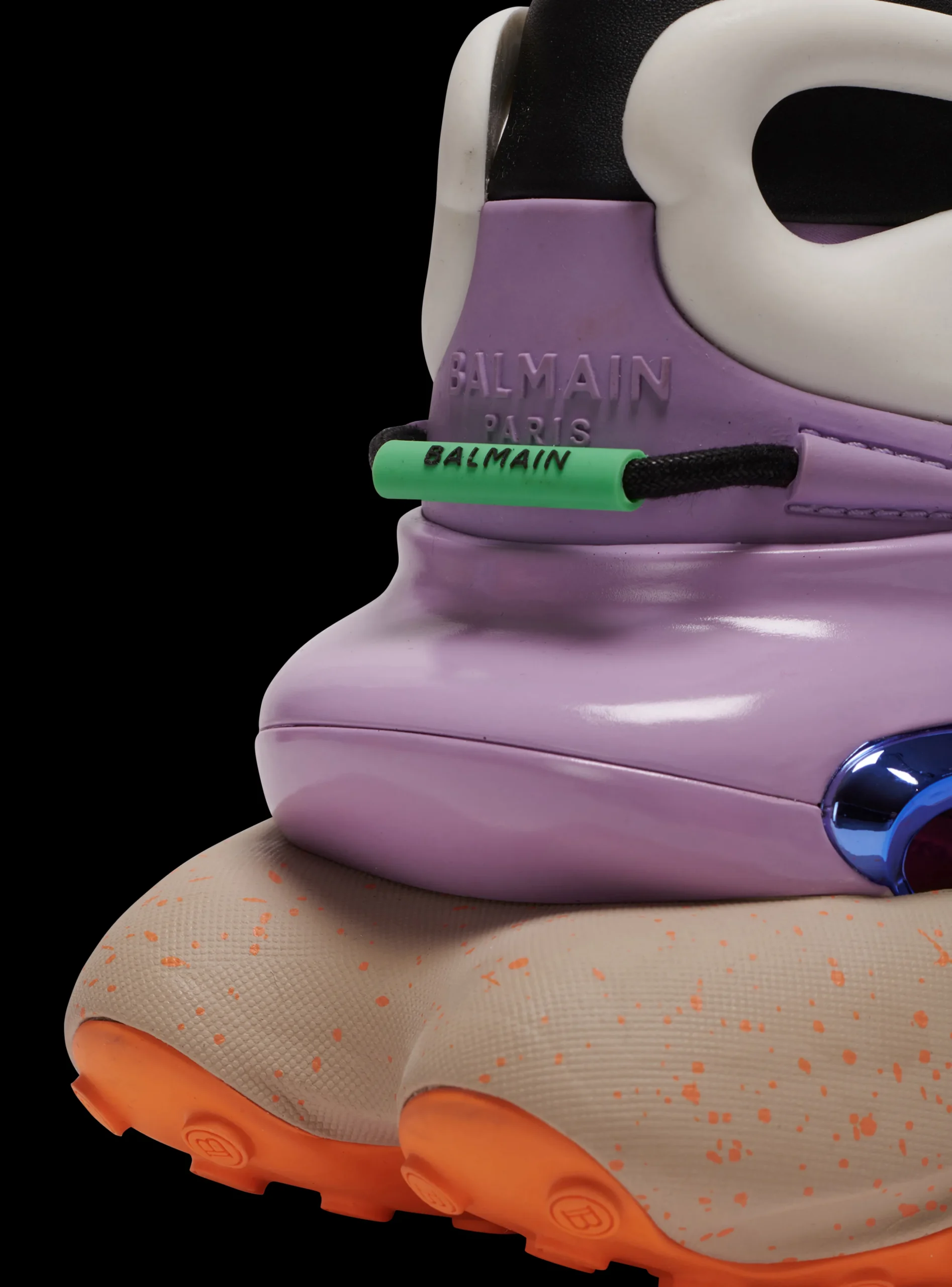 Balmain Unicorn Low-top Trainers In Neoprene And Leather