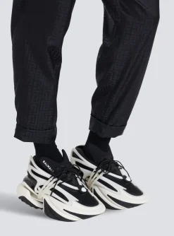 Balmain Unicorn Low-top Trainers In Neoprene And Leather