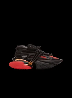 Balmain Unicorn Low-top Trainers In Neoprene And Leather
