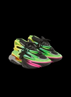 Balmain Unicorn Trainers In Neoprene And Leather