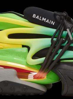 Balmain Unicorn Trainers In Neoprene And Leather