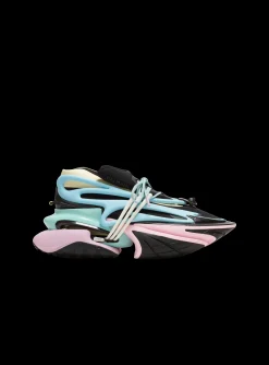 Balmain Unicorn Trainers In Neoprene And Leather