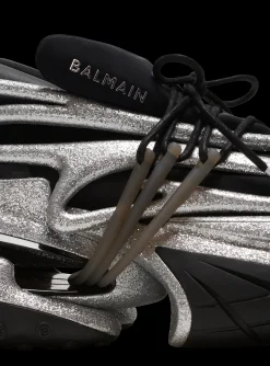 Balmain Unicorn Trainers In Neoprene And Leather