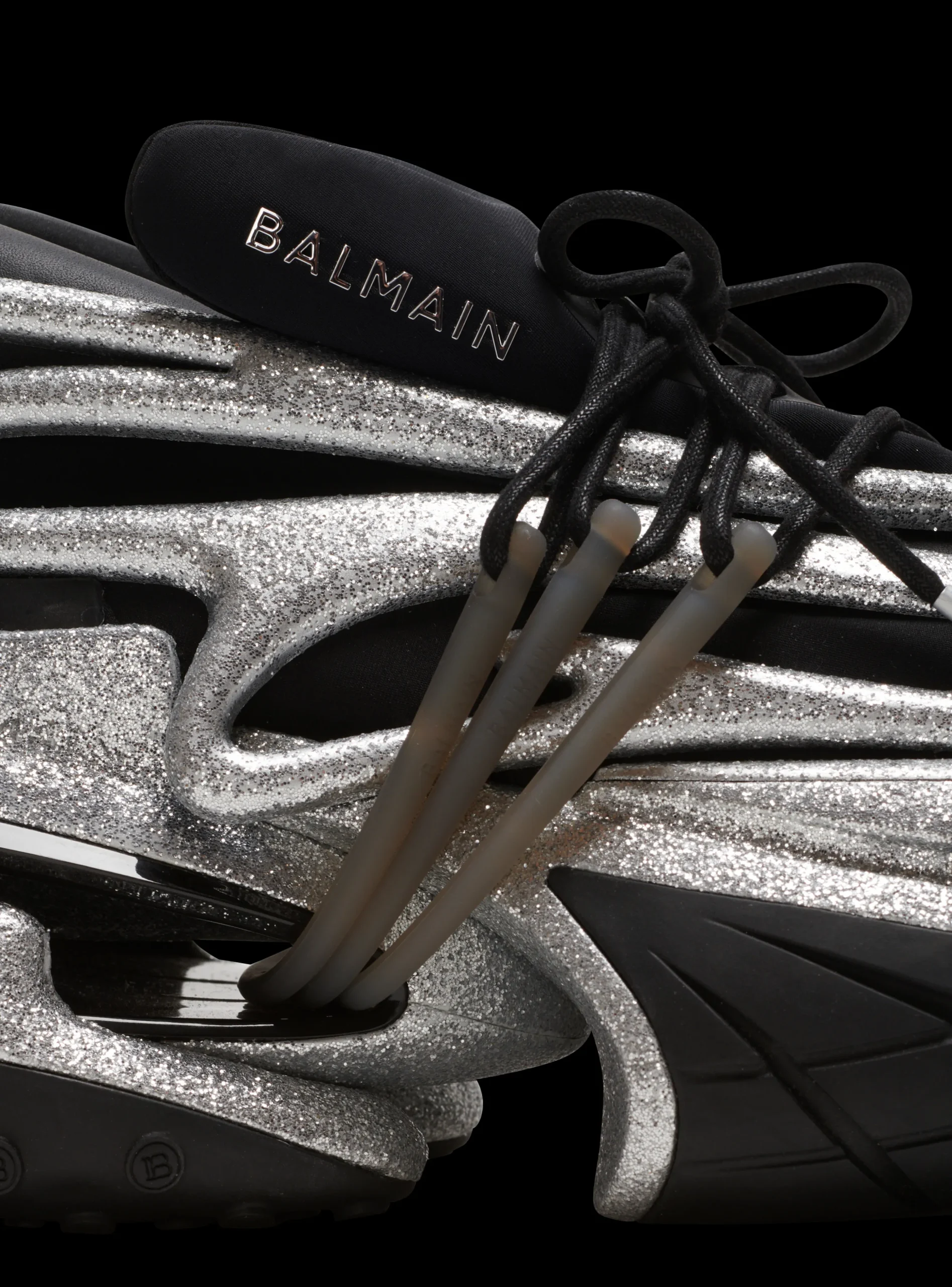 Balmain Unicorn Trainers In Neoprene And Leather