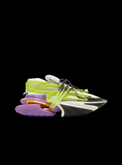 Balmain Unicorn Trainers In Neoprene And Leather
