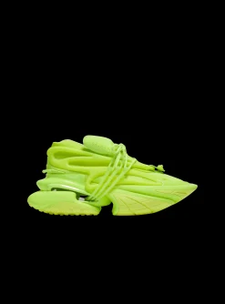 Balmain Unicorn Trainers In Neoprene And Rubberised Leather