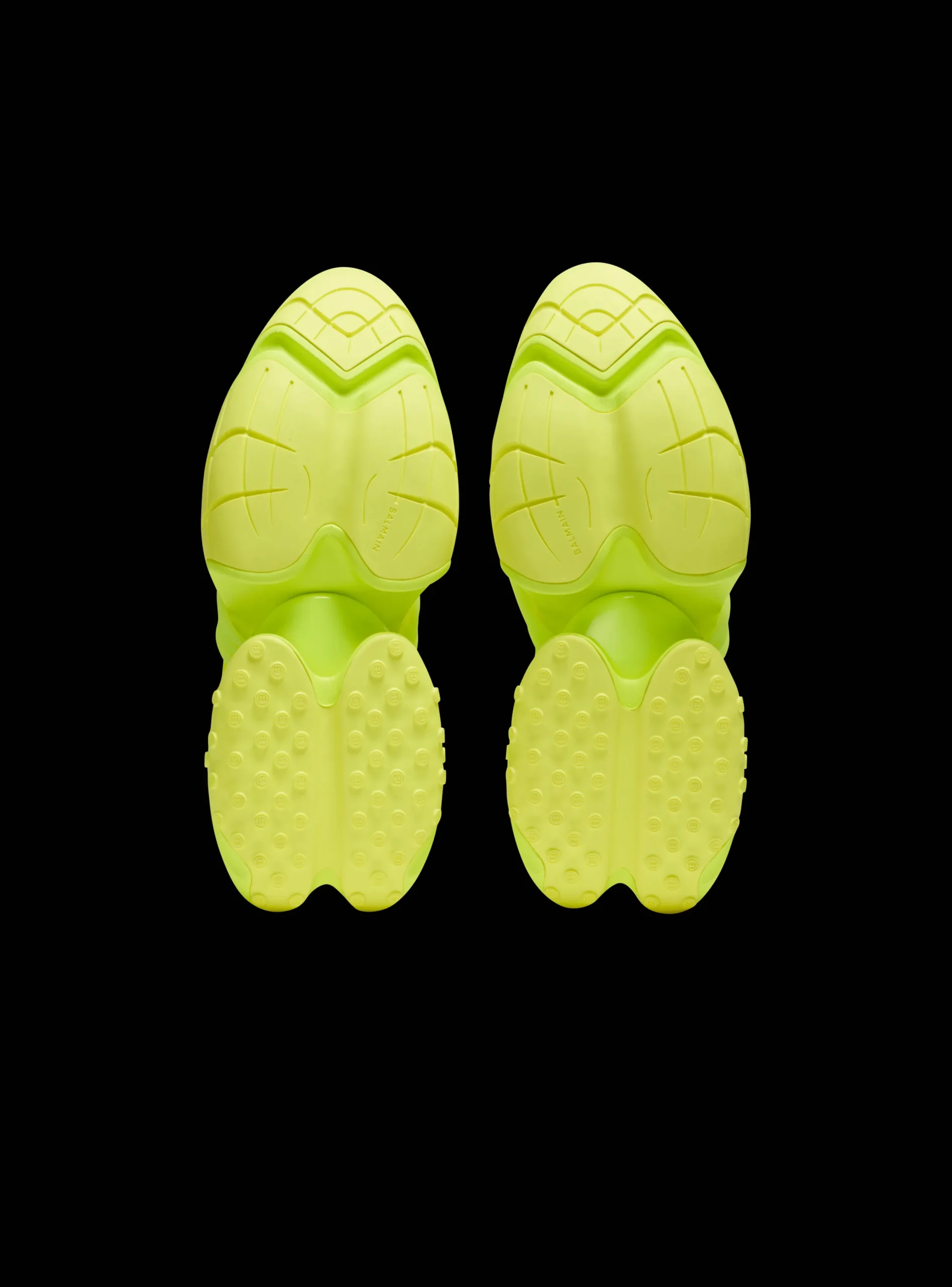 Balmain Unicorn Trainers In Neoprene And Rubberised Leather
