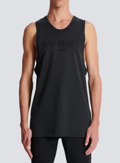 Balmain Vintage Embroidered Tank Top