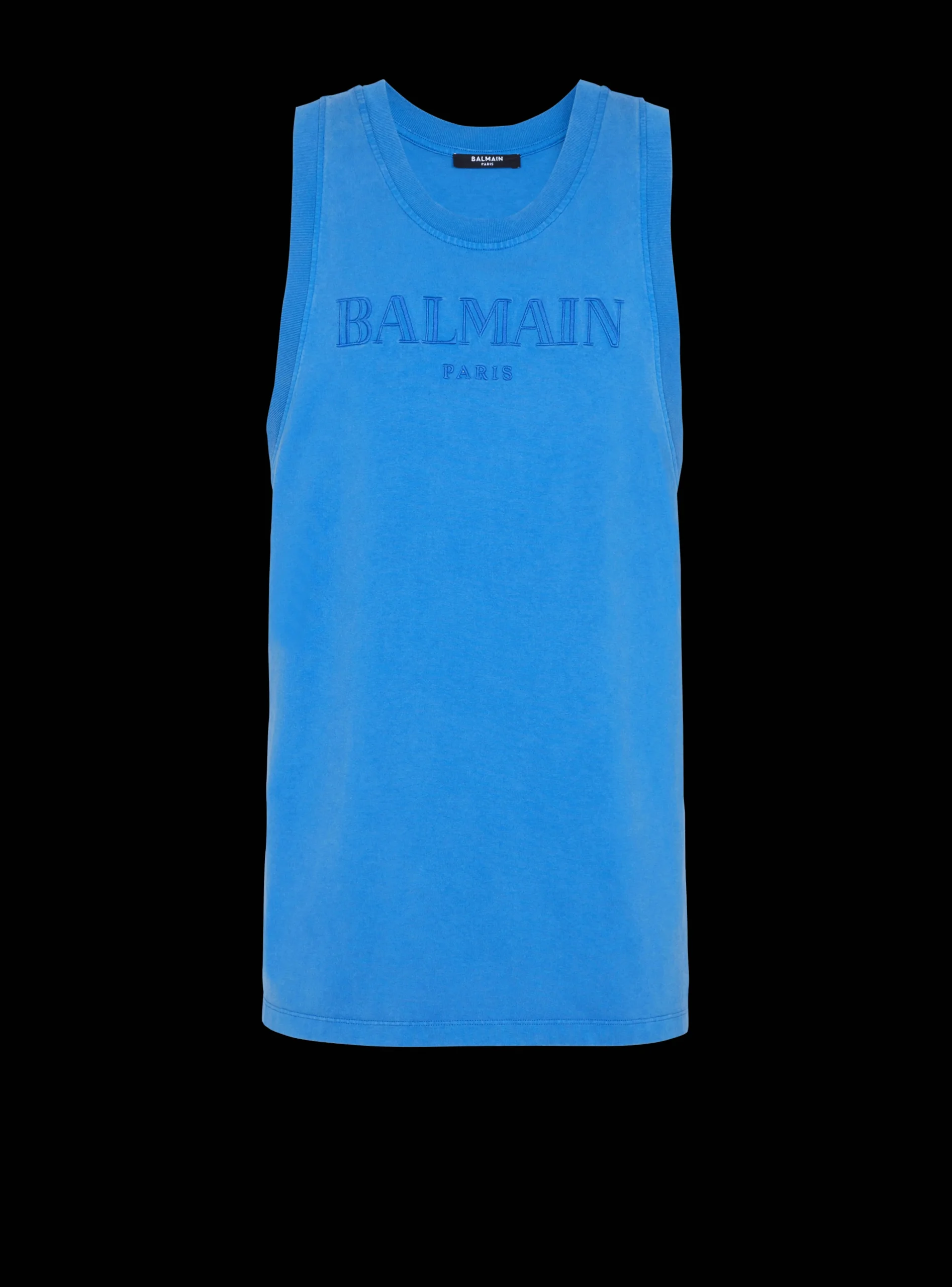 Balmain Vintage Embroidered Tank Top