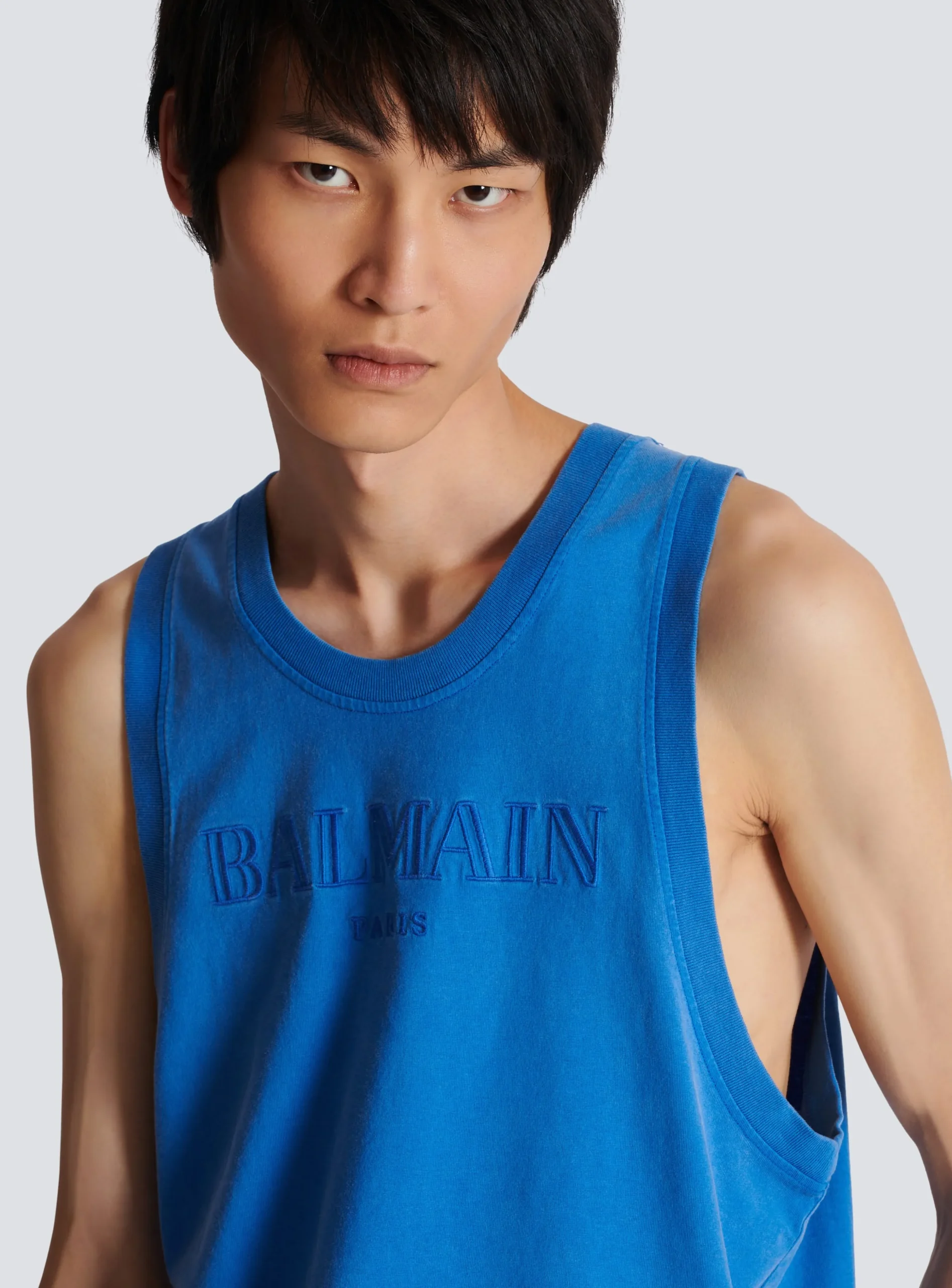 Balmain Vintage Embroidered Tank Top