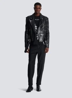 Balmain Vintage T-shirt With Palm Tree Print