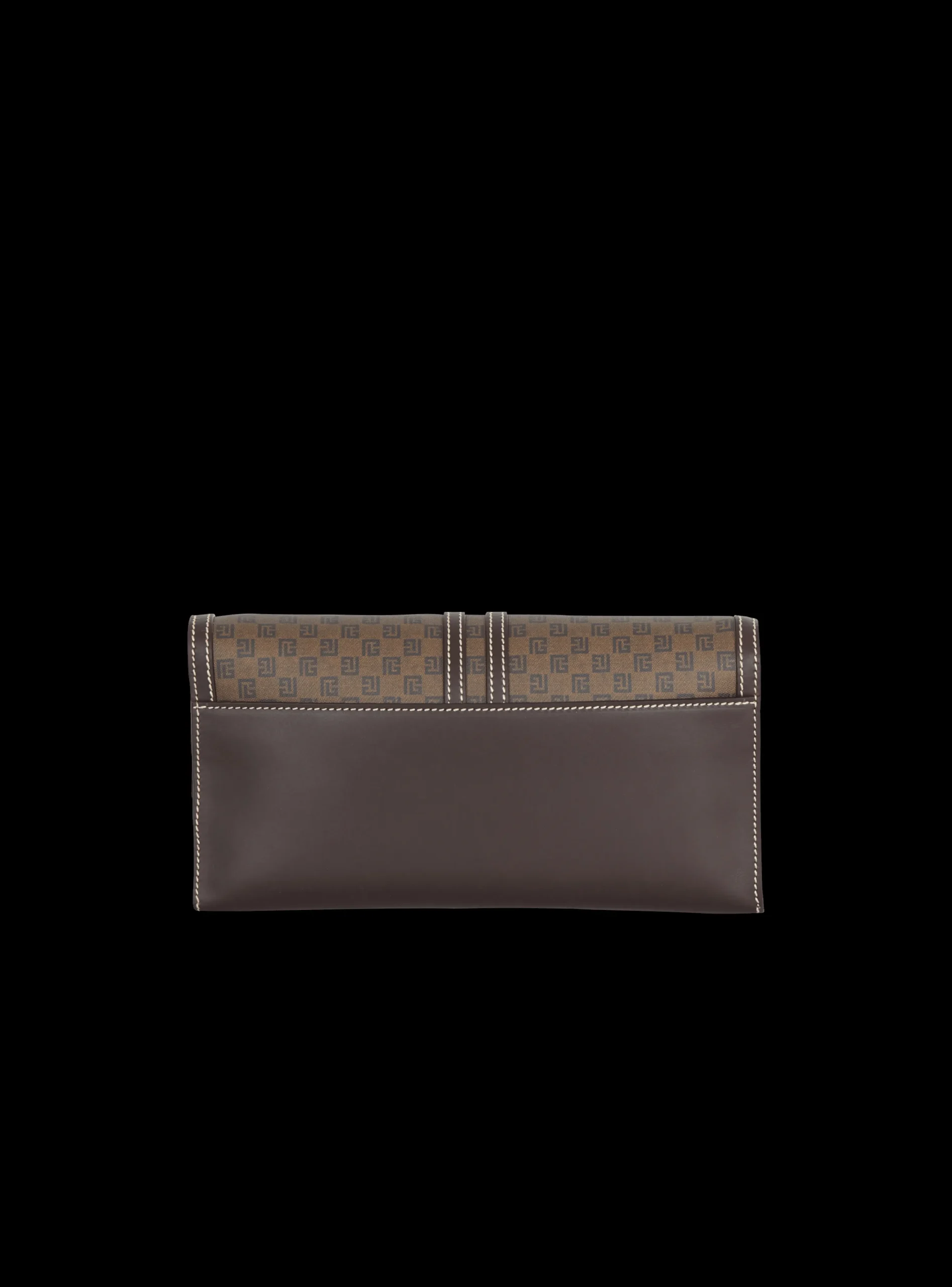 Balmain Vintage Clutch Bag With Mini Monogram