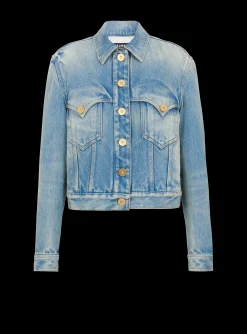 Women Balmain Vintage Denim Jacket
