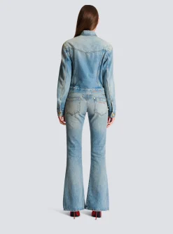 Women Balmain Vintage Denim Jacket
