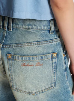 Women Balmain Vintage Denim Shorts