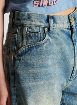 Women Balmain Vintage Denim Shorts