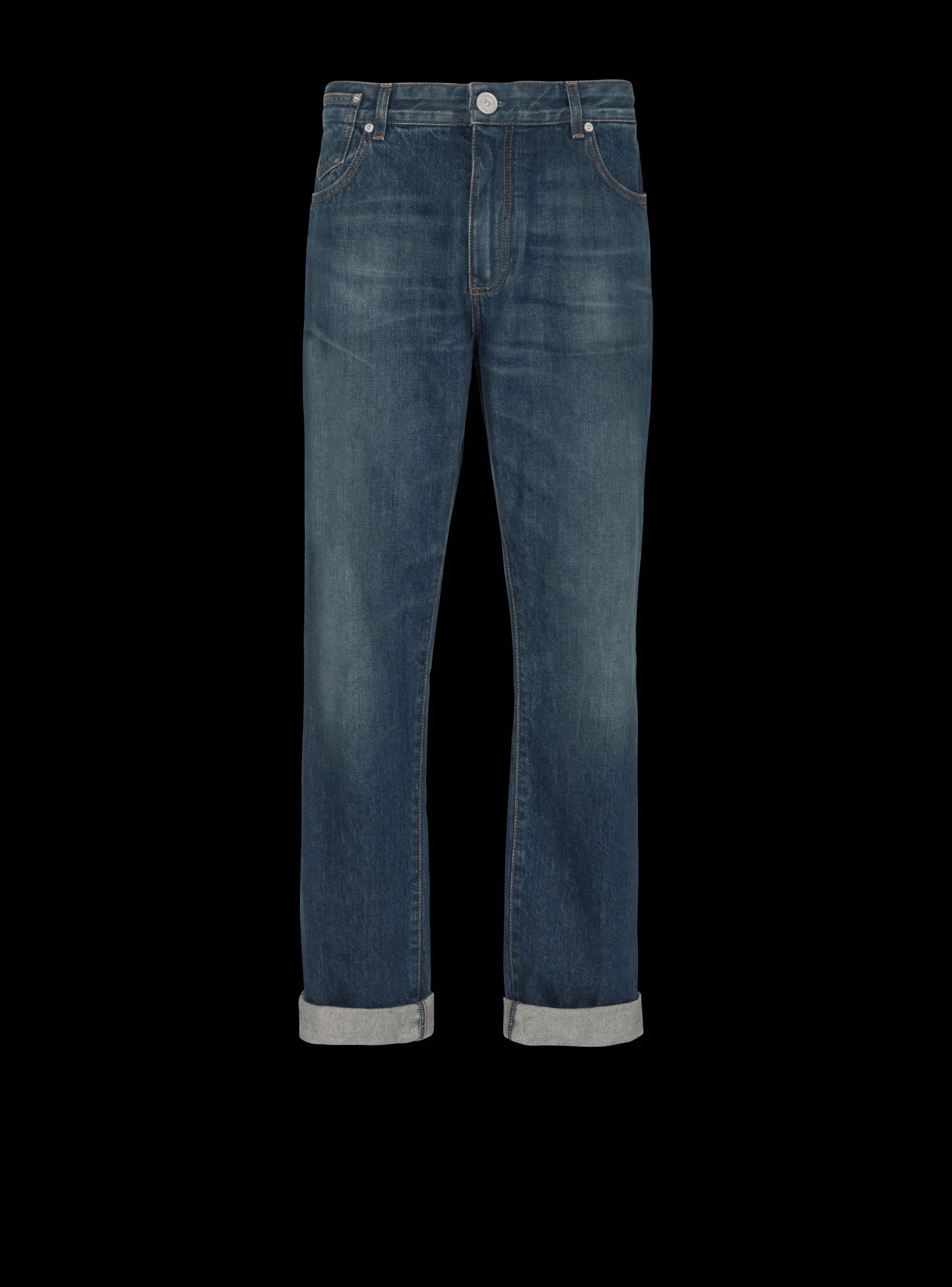 Balmain Vintage Straight-leg Jeans
