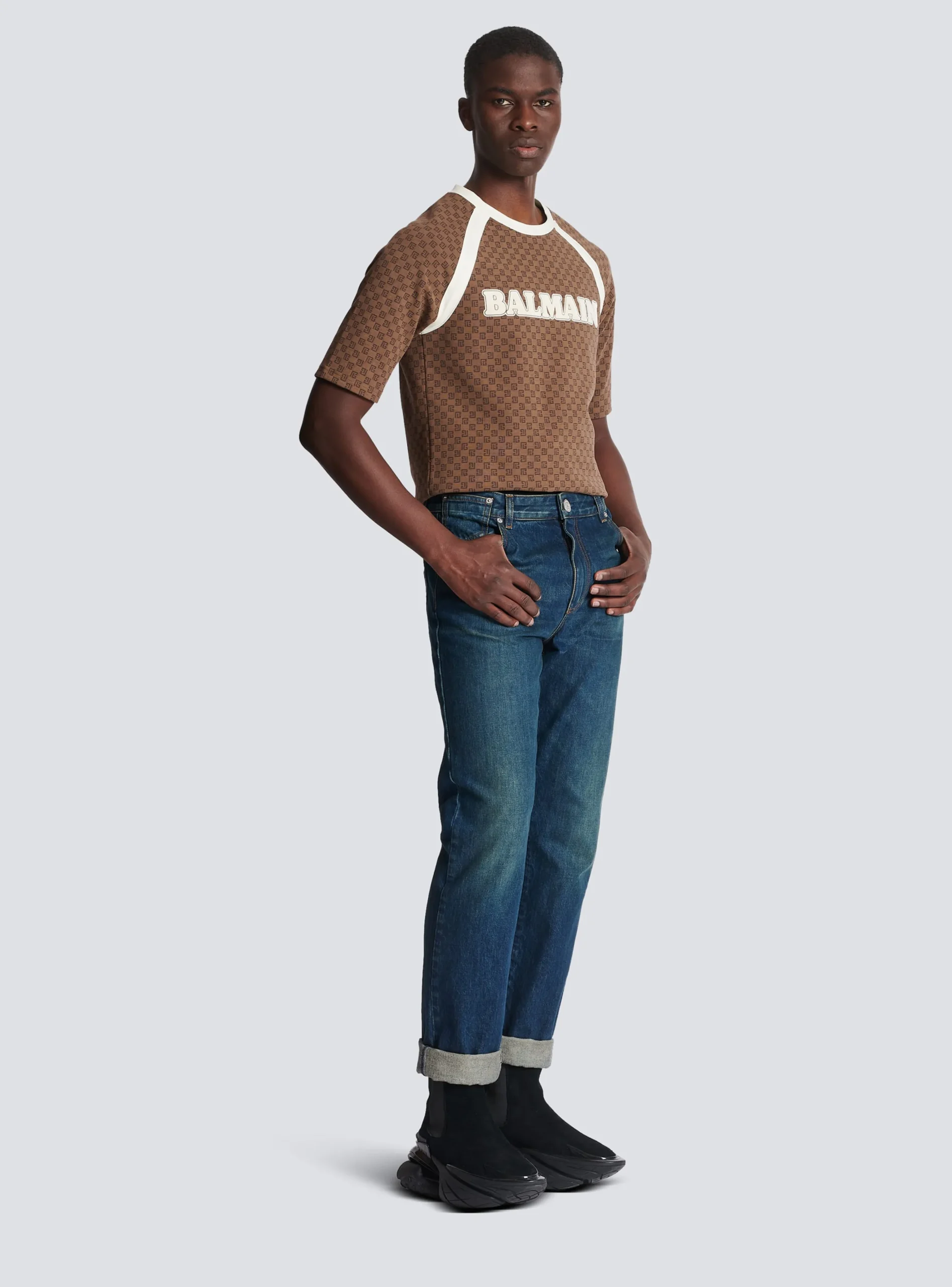 Balmain Vintage Straight-leg Jeans