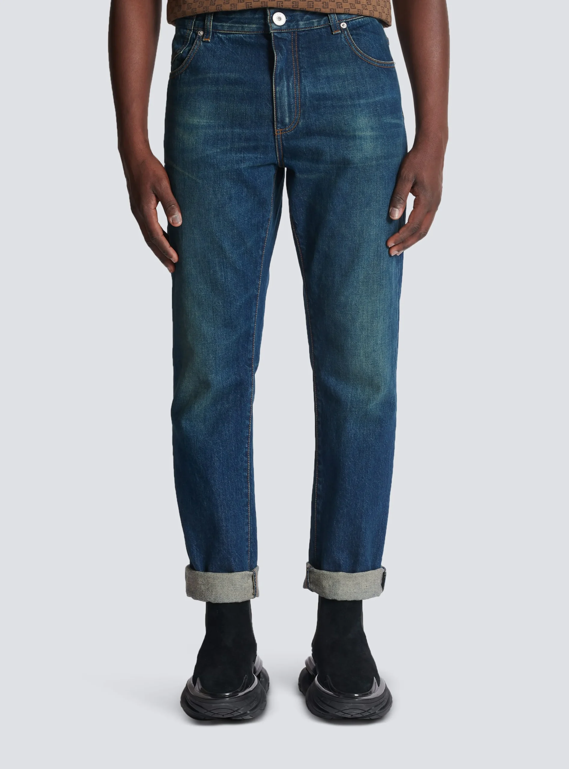Balmain Vintage Straight-leg Jeans