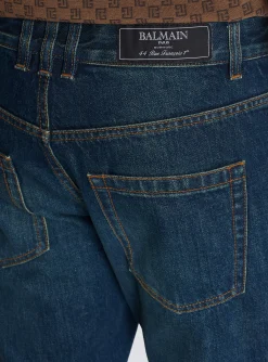 Balmain Vintage Straight-leg Jeans