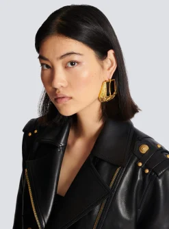 Women Balmain Western Earrings