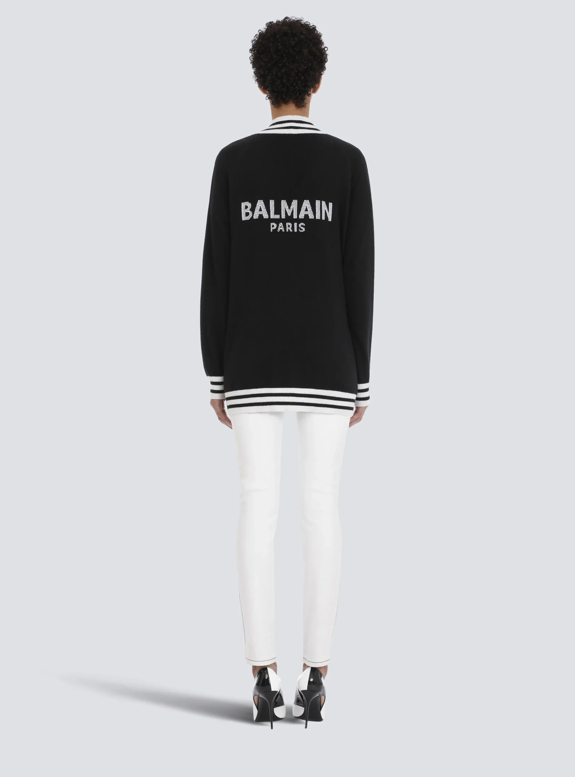 Women Balmain Wool And Cashmere Cardigan