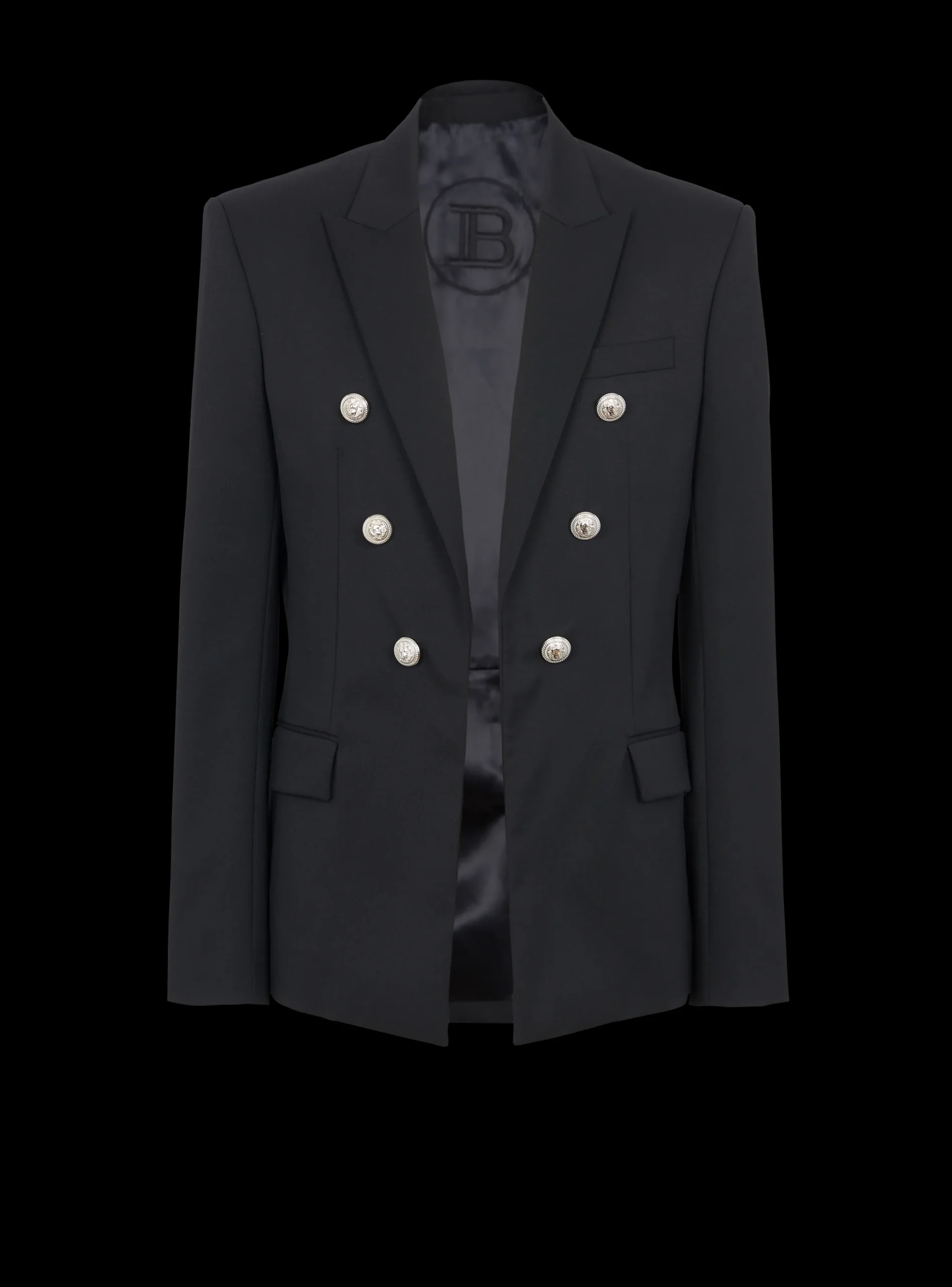 Balmain Wool 6-button Jacket